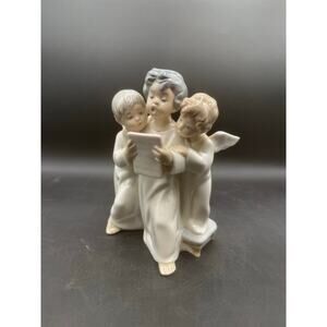 Vintage 1977 LLADRO 3 Angel Choir Boys Singing Figurine– #4542-7” Tall
